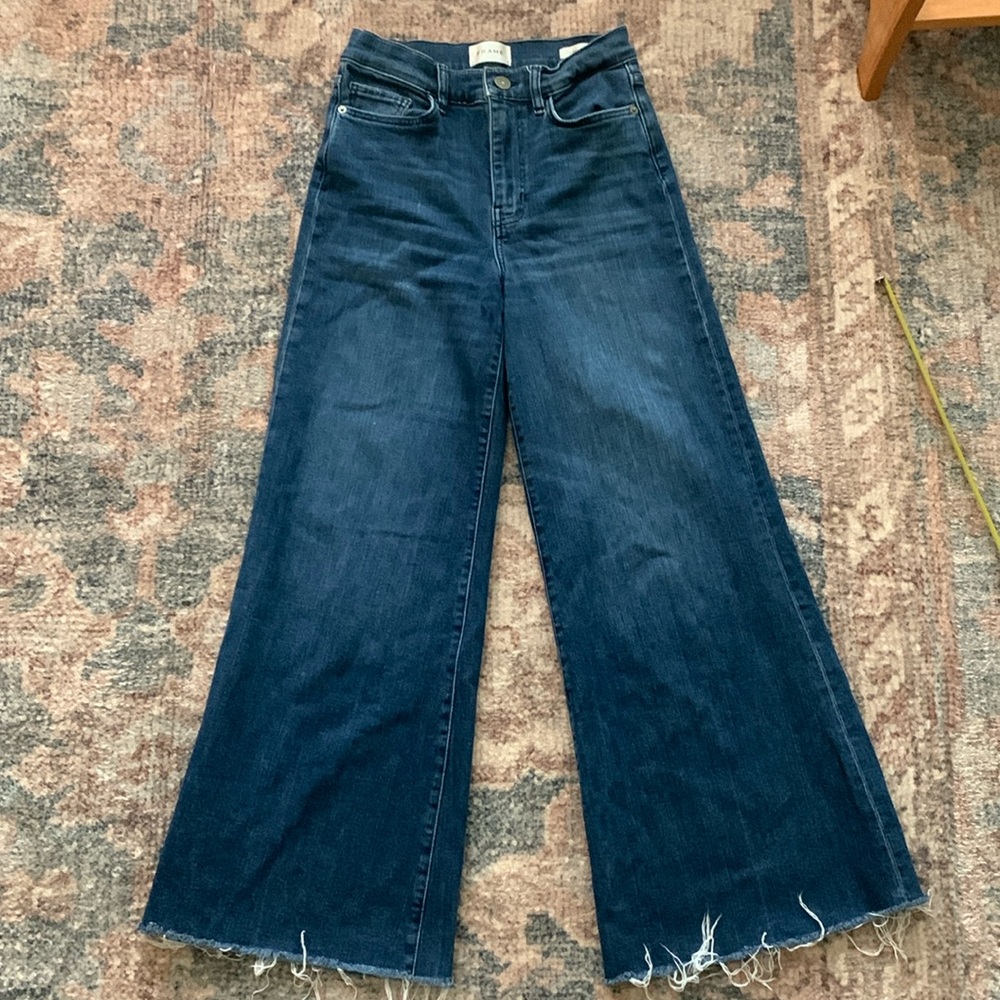 Frame Le Palazzo Crop jeans